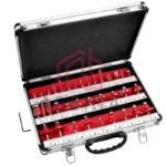 35 piéces Fraises de Toupie 8mm Outils de Coupe Bois