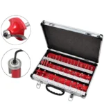 35 piéces Fraises de Toupie 8mm Outils de Coupe Bois – Image 6