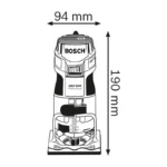 Affleureuse 600W Bosch GKF 600 Professional – Image 6