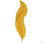 Applique Murale Plume 62cm doré sanilum – Image 2