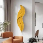 Applique Murale Plume 62cm doré sanilum – Image 6