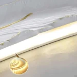 Applique Murale Plume 62cm blanc sanilum – Image 10