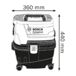 Aspirateur pour solides et liquides 15 L Bosch GAS 15 Professional – Image 4