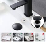 Bonde Poussoir Lavabo Noir Podium clic clac – Image 6