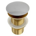 Bonde Poussoir Lavabo chrome Podium clic clac – Image 3