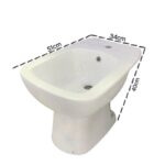 Bidet Toilette olympia en Céramique Blanc sanmed – Image 4