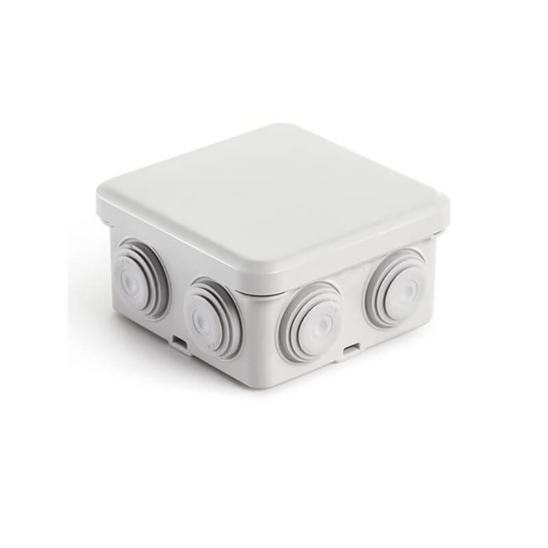 Boite-Deviration-Etanche-11x11x6cm-IP64-Cache.jpg Boite Deviration Etanche 10x10x5cm IP64 Cache – Image 1