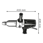 Boulonneuse filaire 800W Bosch GDS 24 Professional – Image 2
