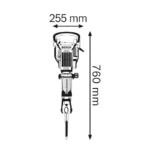 Brise-béton filaire 1750 W, 41 J GSH 16-28 Professional Bosch – Image 5
