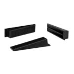 Cales Coin pvc noir 85x20x16 mm sachet de 100 pièces – Image 2