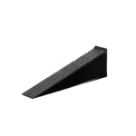 Cales Coin pvc noir 85x20x16 mm sachet de 100 pièces