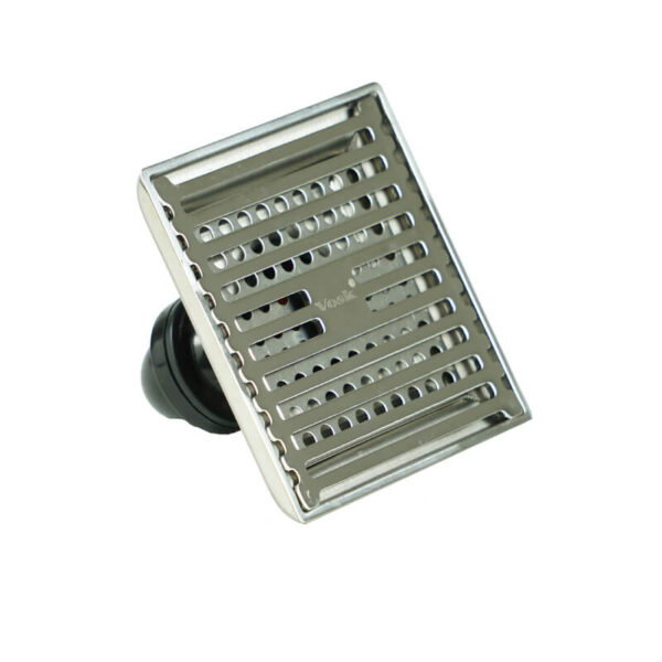 Caniveau Evacuation Inox 10x10 Carré