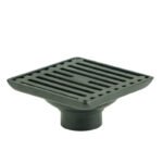 Caniveau Evacuation Inox 10x10 Carré Strainer Noir Mat – Image 3