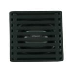 Caniveau Evacuation Inox 10x10 Carré Strainer Noir Mat – Image 2