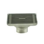 Caniveau Evacuation Inox 10x10 Strainer Carré