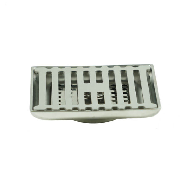 Caniveau Evacuation Inox 10x10 Rova Carré
