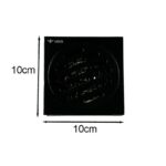 Caniveau évacuation anti-odeur 10x10 Carré noir mat loki – Image 5