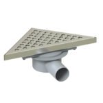 Caniveau pour douche triangulaire chrome silver – Image 2