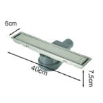 Caniveaux pour douche 40cm ROLIN Song chromé – Image 7