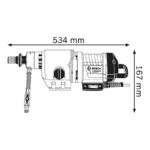 Carotteuse diamant 3 200 W GDB 350 WE Professional Bosch – Image 5