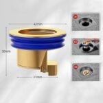 Clapet anti retour 40mm pour caniveau de douche Cuivre – Image 9