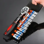 Clé à Cliquet et Jeu de 10 Douilles Genk