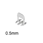 Clips carrelage 0.5mm blanc professionnel – Image 8