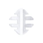 Clips carrelage 1.5mm blanc professionnel – Image 3