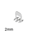 Clips carrelage 2mm blanc professionnel – Image 8