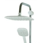Colonne de douche avec Porte-Savon Blanc – Image 5