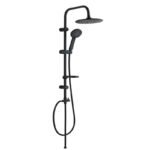 Colonne de douche avec Porte-Savon Cella Noir Mat