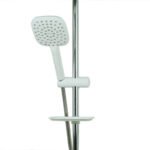 Colonne de douche avec Porte-Savon Blanc – Image 2