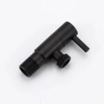 Corallo Robinet équerre de 1/2 x 3/8 regula noir – Image 3