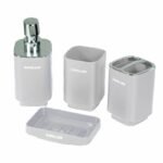 Ensemble 6 Accessoires Salle de Bain PVC Sanilum Blanc – Image 3