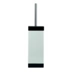 Ensemble Distributeur Savon avec Brosse WC Beige en Céramique – Image 3