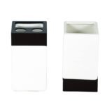 Ensemble Distributeur Savon avec Brosse WC Beige en Céramique – Image 4
