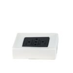 Ensemble Distributeur Savon avec Brosse WC Beige en Céramique – Image 6