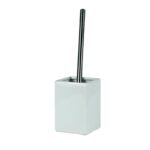 Ensemble Distributeur Savon avec Brosse WC Blanc en Céramique – Image 6