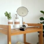 Ensemble Distributeur Savon avec Brosse WC Chic en Céramique – Image 3