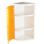 Organisateur de salle de bain 3 étagères en plastique – Image 4