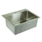 Evier de Cuisine Brila Chromé en Inox 50x40cm – Image 6