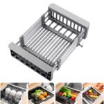 Evier de Cuisine Relax Kax Chromé à Double Cuve 75x40cm – Image 4