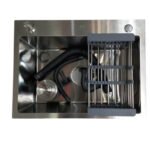 Evier de Cuisine Sanilum Caruso Satiné en Inox 60x45cm