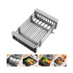Evier de Cuisine Sanilum Caruso Satiné en Inox 60x45cm – Image 2