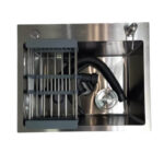Evier de Cuisine Sanilum Irma Satiné en Inox 55x45cm