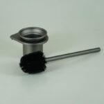Ferri Vini Brosse WC en Aluminium et Porte-Brosse Gris – Image 2