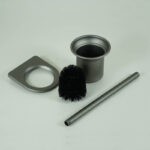 Ferri Vini Brosse WC en Aluminium et Porte-Brosse Gris – Image 4