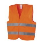 Gilet de Sécurité Orange à Haute Visibilité 2XL – Image 4