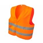 Gilet de Sécurité Orange à Haute Visibilité 2XL – Image 3