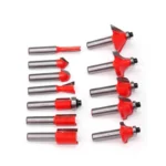 Jeu de defonceuse 12 Fraises de Toupie 8mm router bitset – Image 2